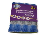 Drátěnka s houbou QUIDO sada 2ks